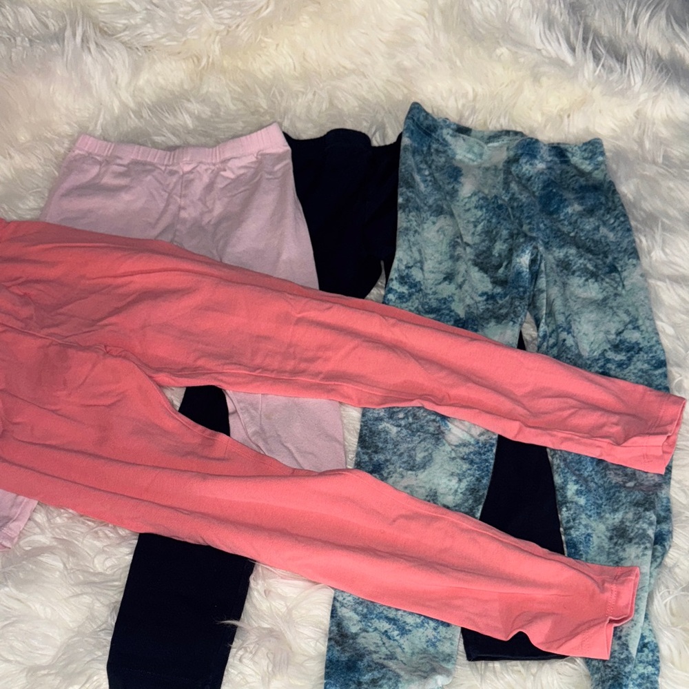 Kids Colorful Leggings Set